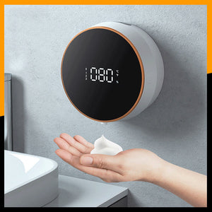 Automatic Wall-Mounted Hand Sanitizer Machine with LED Temperature Display - Nooshop