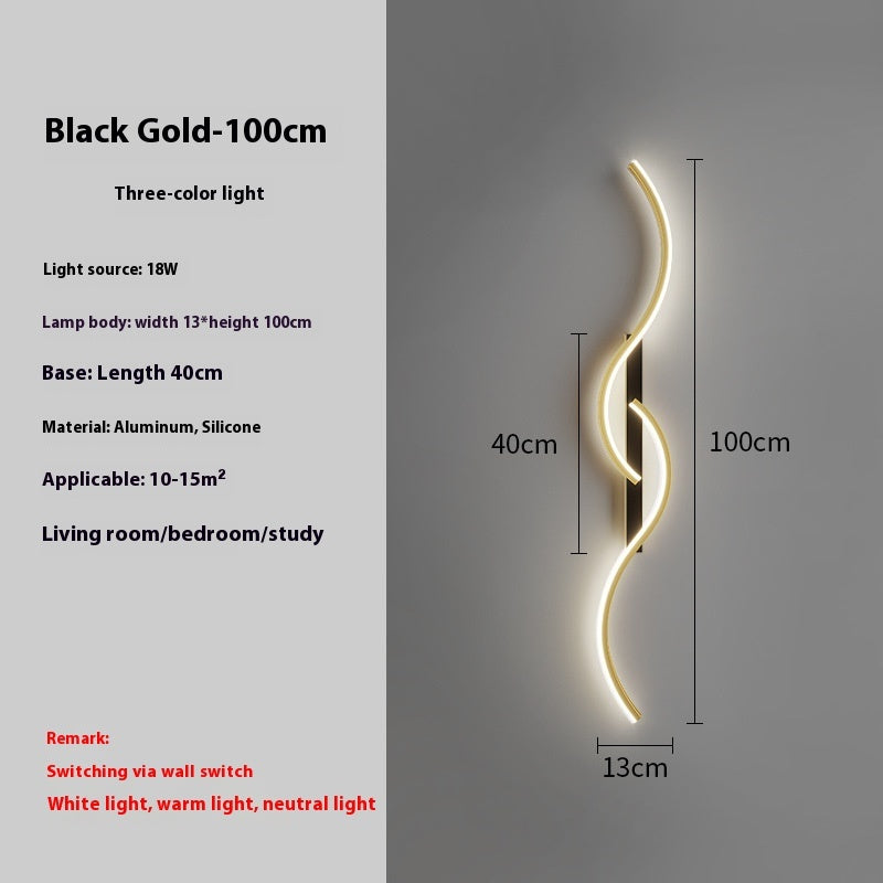 Minimalist Bedside Wall Lamp for Living Room, Aisle & Corridor