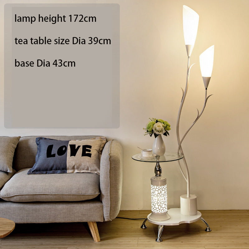 Modern Simplicity Floor Lamp & Tea Table Set