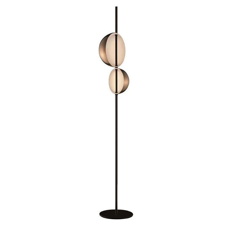 Elegant Gold Double-Head Floor Lamp