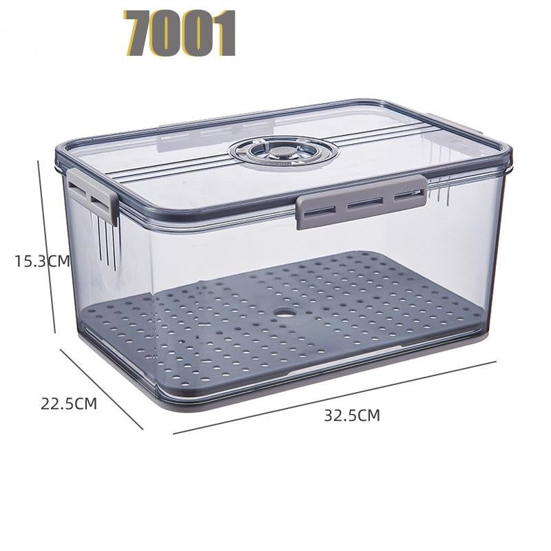 Transparent Food-Grade PET Refrigerator Storage Box