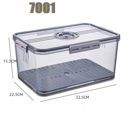 Transparent Food-Grade PET Refrigerator Storage Box