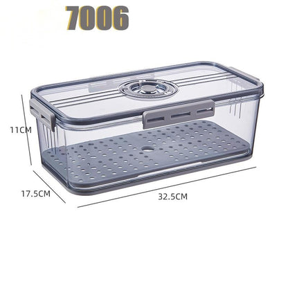 Transparent Food-Grade PET Refrigerator Storage Box