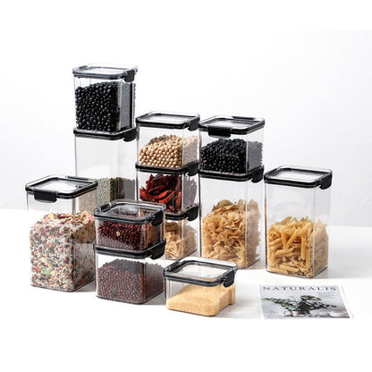 8-Piece BPA-Free Airtight Plastic Grain Containers