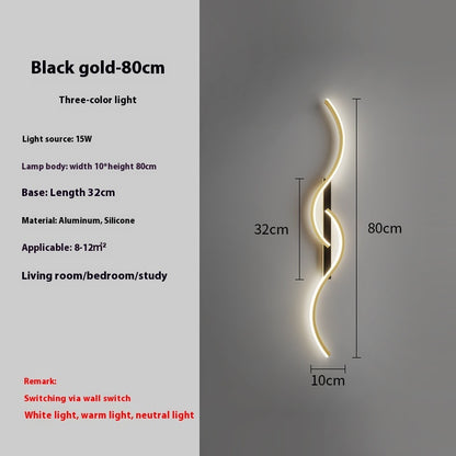 Minimalist Bedside Wall Lamp for Living Room, Aisle & Corridor