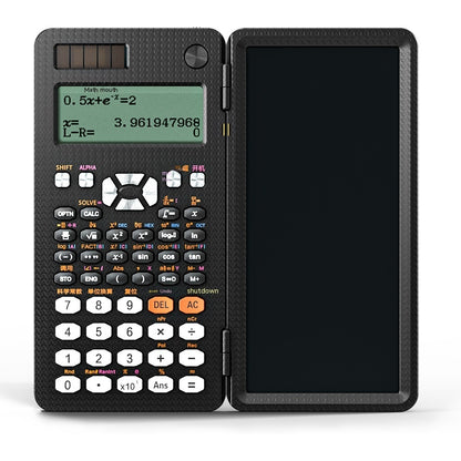 2-in-1 Foldable Scientific Calculator with Handwriting Tablet