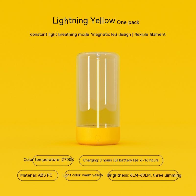 LED Camping Light - Type-C Rechargeable & Portable Outdoor Lamp