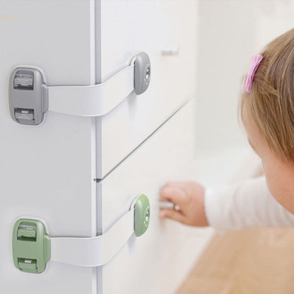 Baby Safety Lock for Cabinets & Drawers – Anti-Clip Design