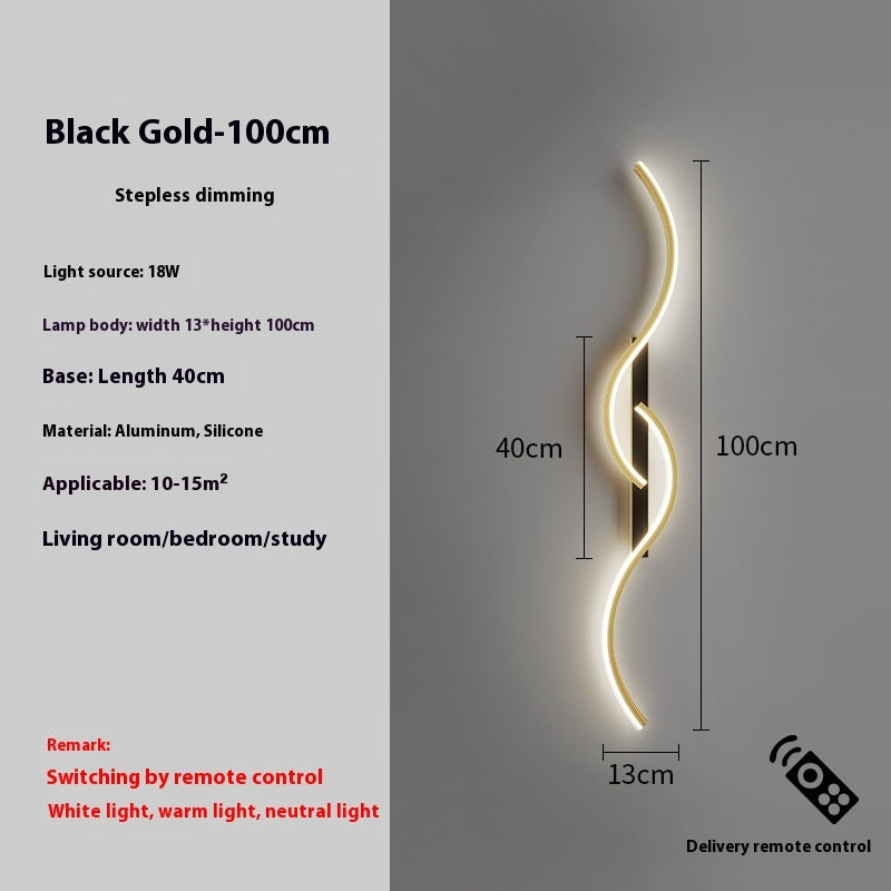 Minimalist Bedside Wall Lamp for Living Room, Aisle & Corridor