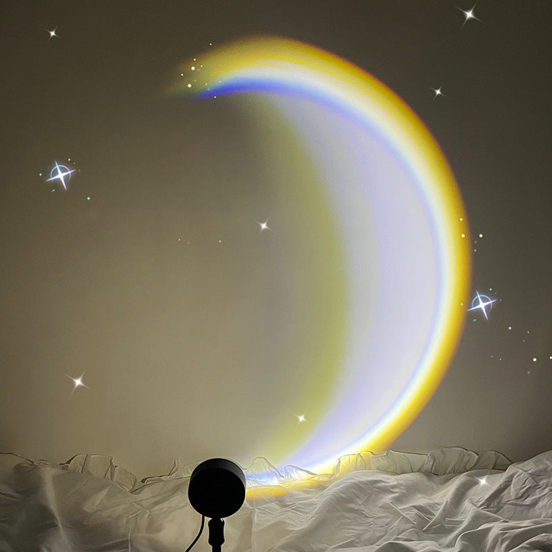 INS USB Moon Lamp - LED Rainbow Night Light for Home Decor