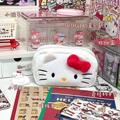 Hello Kitty Plush Pencil Case