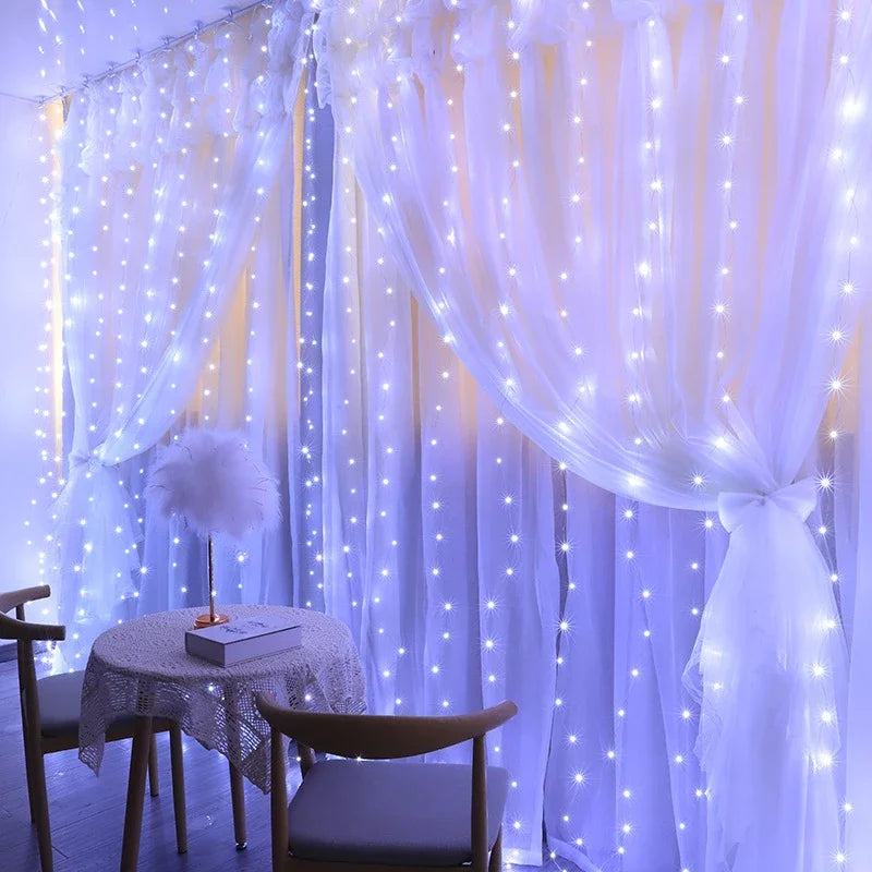 Christmas Lights Curtain - Nooshop