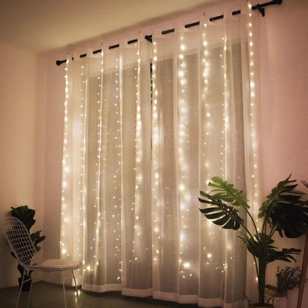 Christmas Lights Curtain - Nooshop