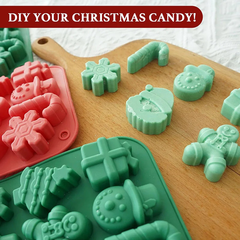 Christmas Silicone Chocolate Molds