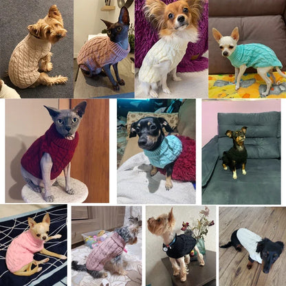 Puppy Dog Sweaters for Small Medium Dogs