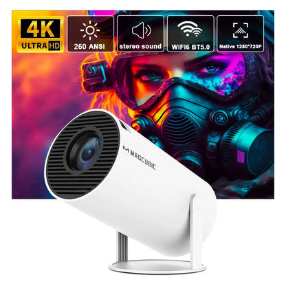 Magcubic 4K UHD Projector with WiFi6 – Ultimate Home Entertainment