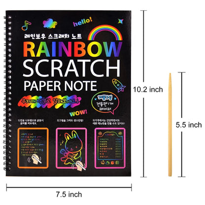 Rainbow Scratch Paper (2 PC)