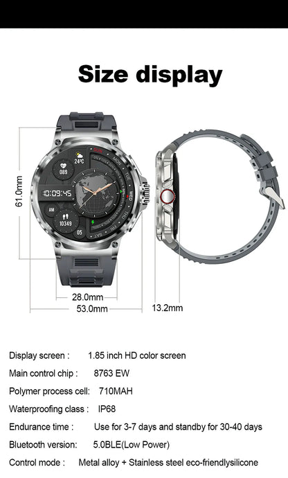 New 1.85-inch Ultra HD Smart Watch - Nooshop