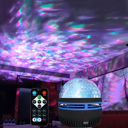 LED Starry Galaxy Projector Light - RGB Color Changing