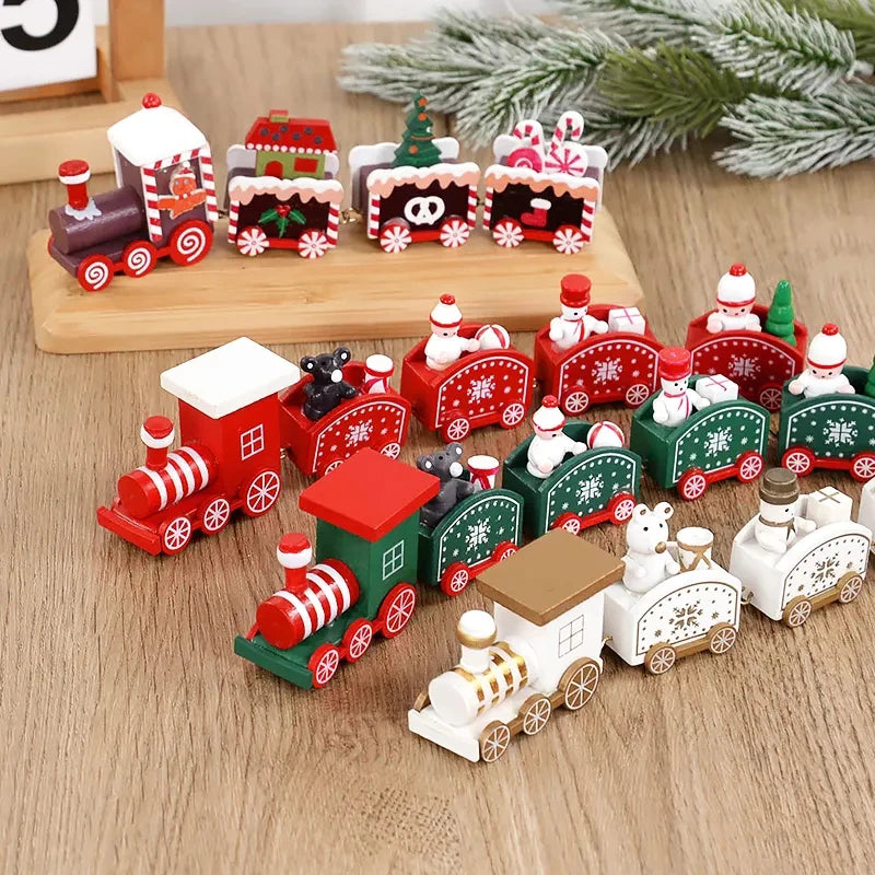 Christmas Wooden Train