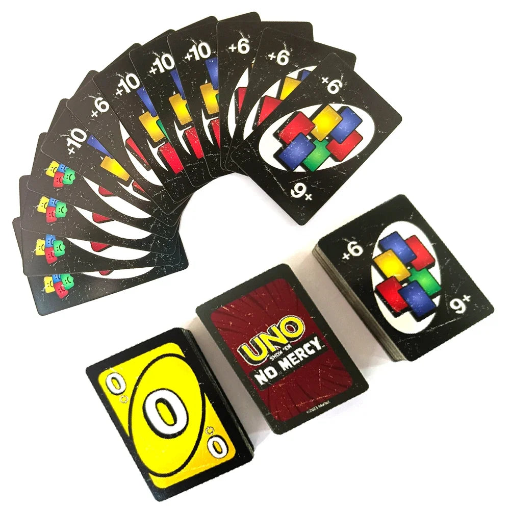 Uno No mercy Game Cards