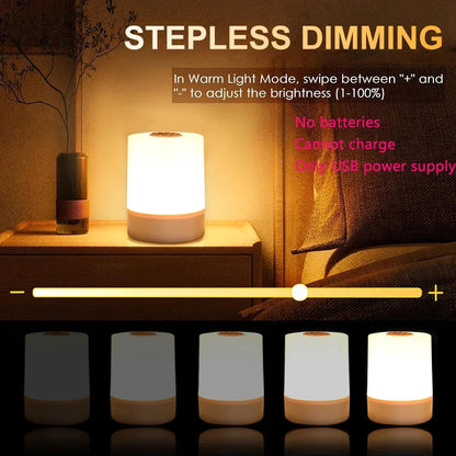 Dimming Touch Night Lamp - Nooshop