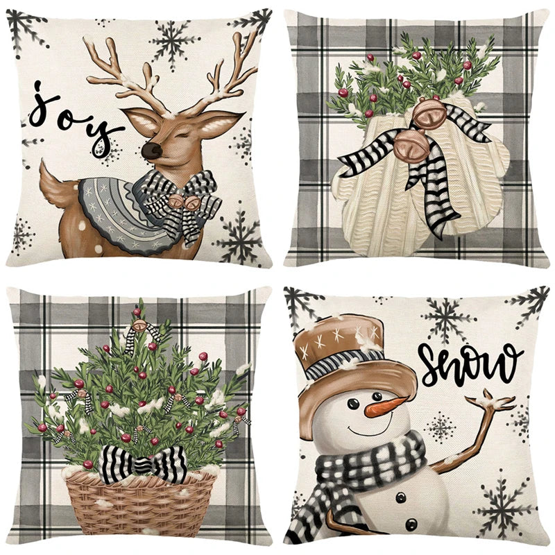 Holiday Christmas Pillow Cover