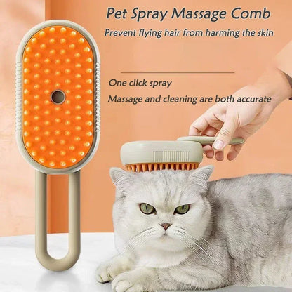 3-in-1 Pet Spray & Massage Brush