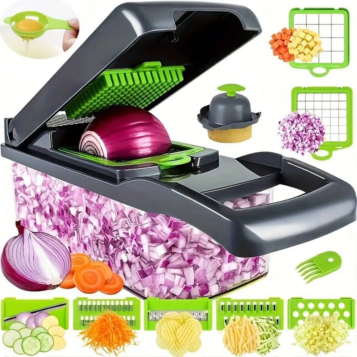 Vegetable Chopper 16 Pcs/Set