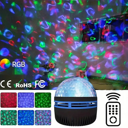 LED Starry Galaxy Projector Light - RGB Color Changing