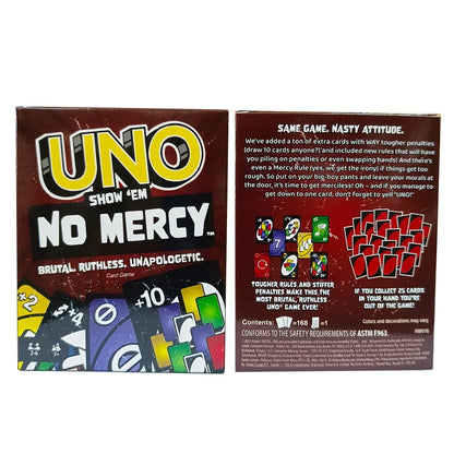 Uno No mercy Game Cards