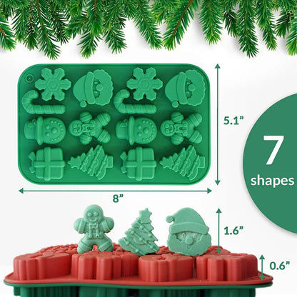 Christmas Silicone Chocolate Molds