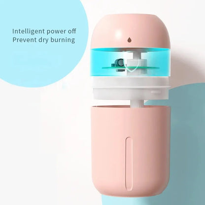 Portable Mini USB Air Humidifier – 330ML Cool Mist for Better Breathing