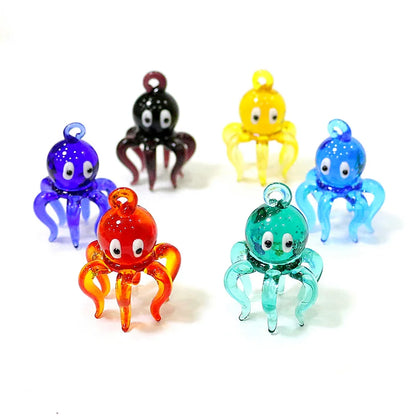 Cute Tiny Octopus Murano Glass