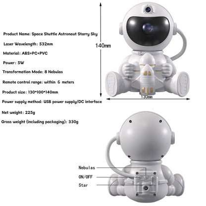 LED Star Galaxies Projector - Nooshop