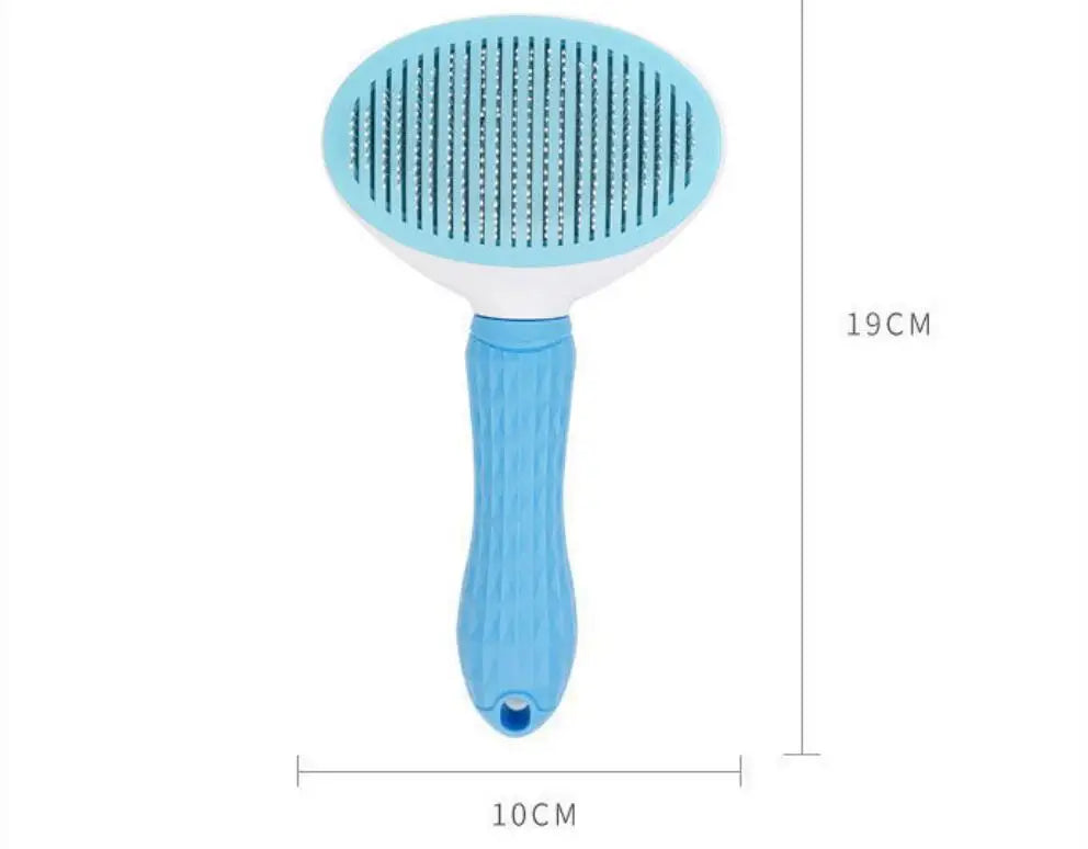 Pet Hair Brush & Comb for Dogs & Cats - Gentle Grooming Tool