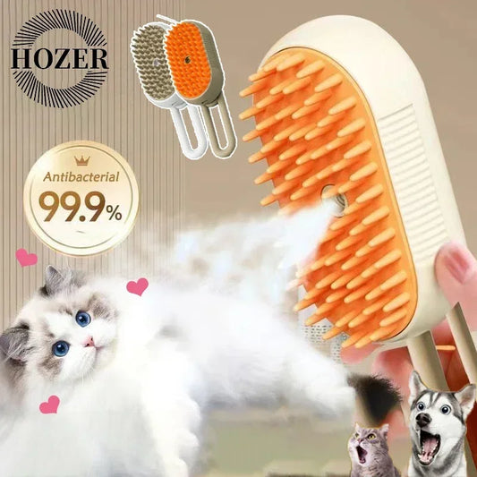 3-in-1 Pet Spray & Massage Brush