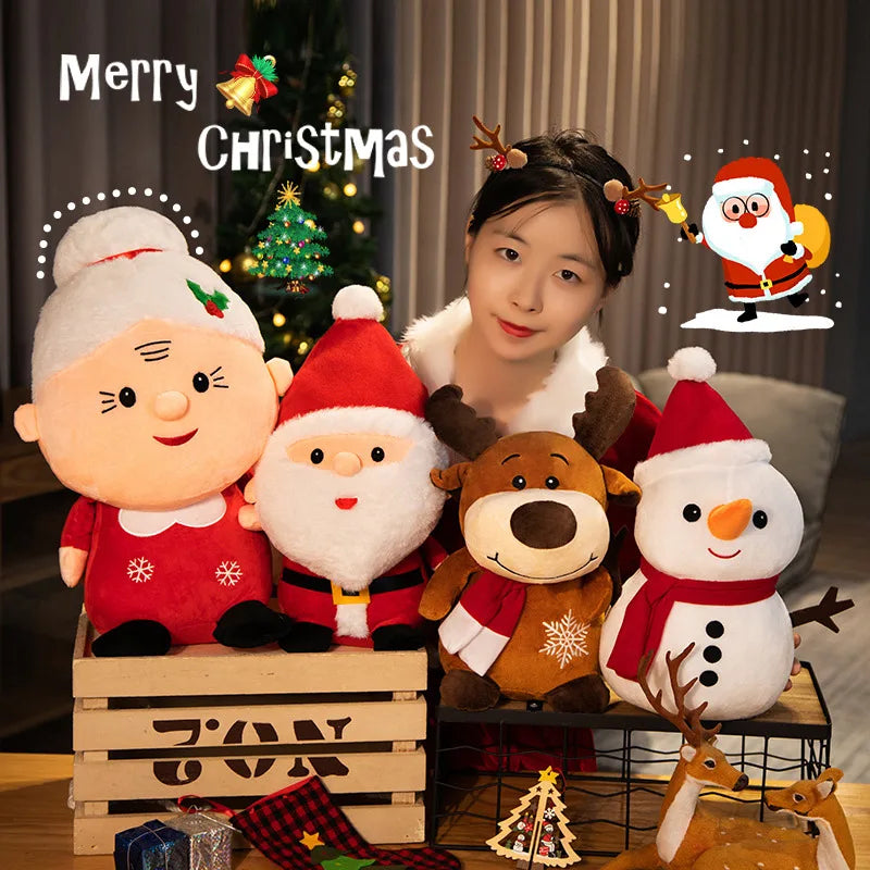 Cute Santa Claus Snowman (23-50CM )