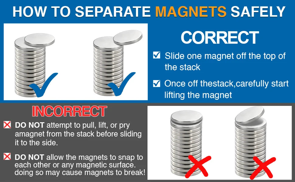 Super Strong Neodymium Disc Magnets