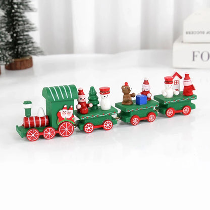 Christmas Wooden Train