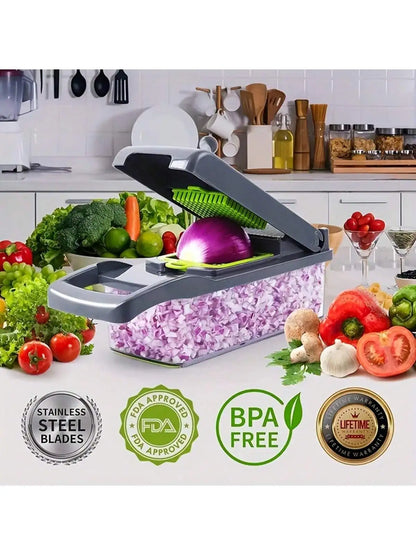 Vegetable Chopper 16 Pcs/Set