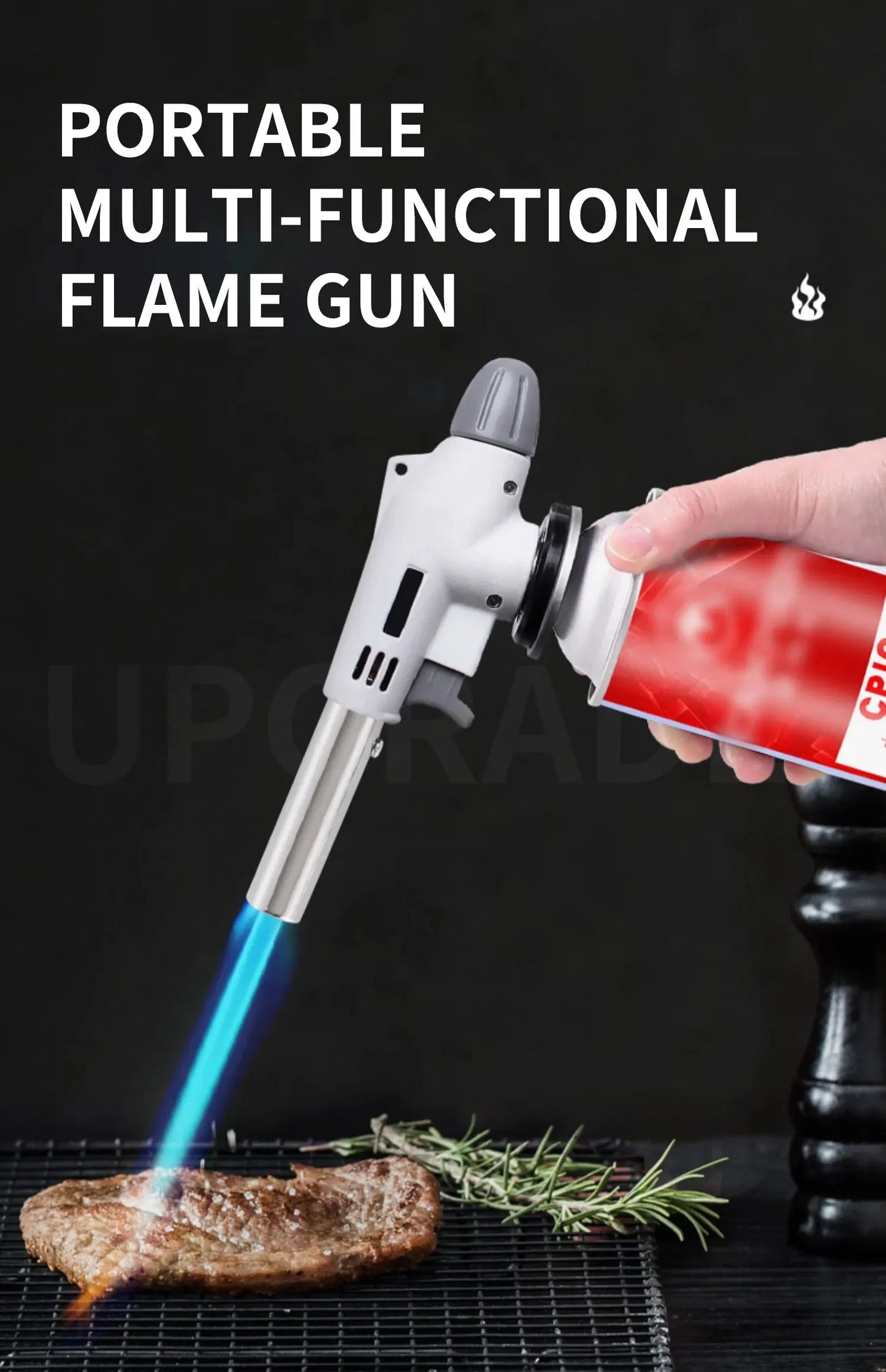 Butane Gas Cooking Torch with Auto-Ignition – Ideal for Chefs & Home Cooks