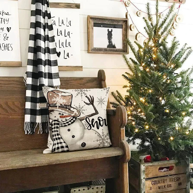 Holiday Christmas Pillow Cover