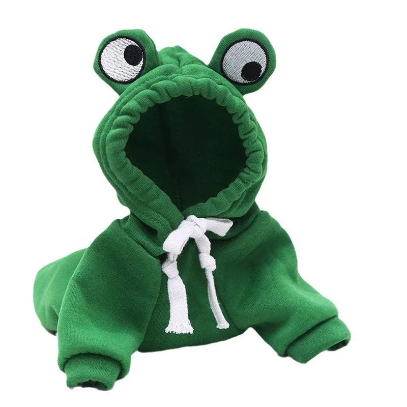 Adorable Green Frog Dog Sweater