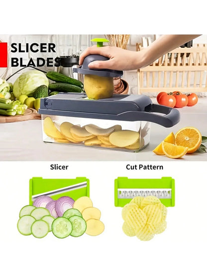 Vegetable Chopper 16 Pcs/Set