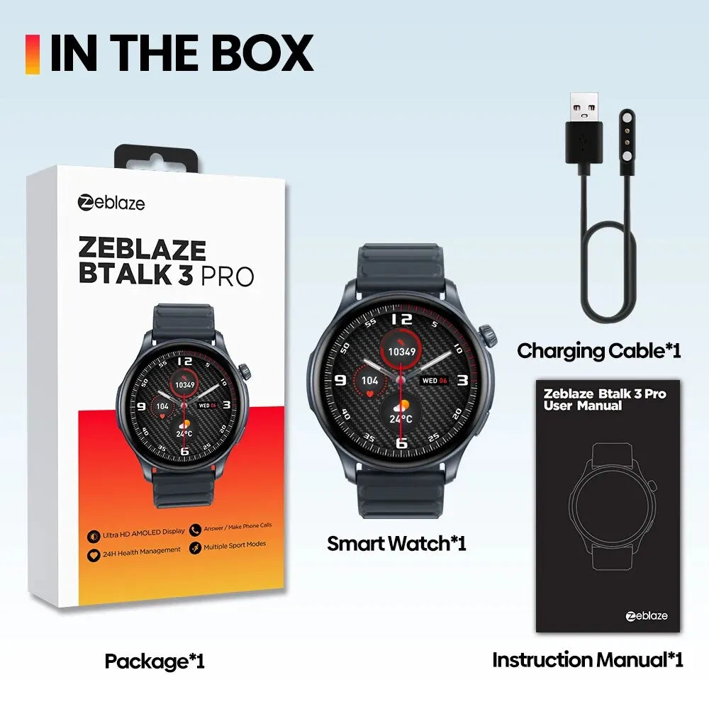 New Zeblaze Btalk 3 PRO Smart Watch - Nooshop