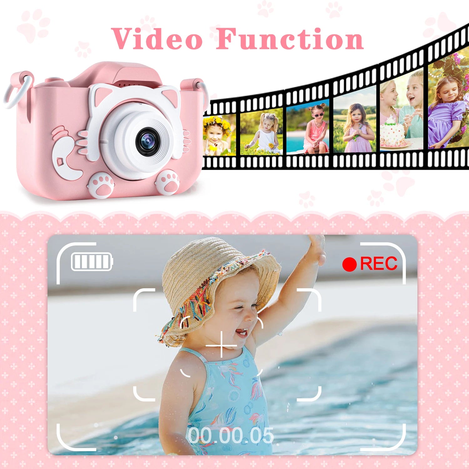 Kdis Camera Toys 1080P HD - Nooshop