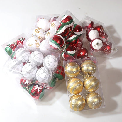 Christmas Ball Ornaments 6Pcs/box 6cm