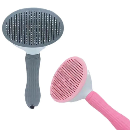 Pet Hair Brush & Comb for Dogs & Cats - Gentle Grooming Tool