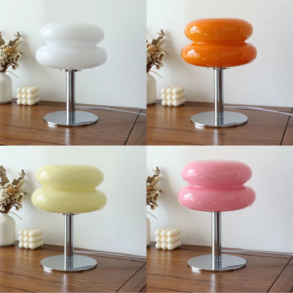 Italian Designer Glass Egg Tart Table Lamp - Nooshop